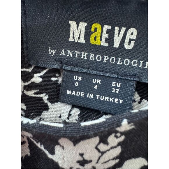 Maeve By Anthropologie The Lille Floral Side-Slit Midi Skirt Size 2 - Picture 7 of 10